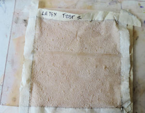 Latex test cast in studio by B.A.Zanditon