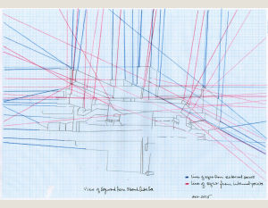 Hayward Gallery sightlines by B.A.Zanditon